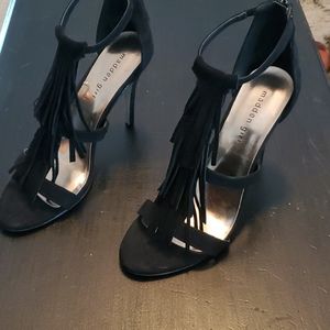 Steve Madden fringe stilletos